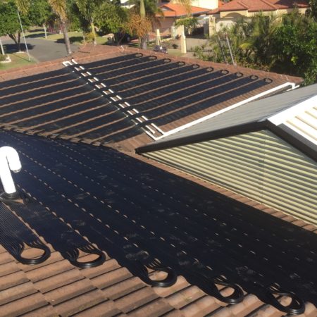Eco Solar Pool Heating - Boss Strip Collector Install