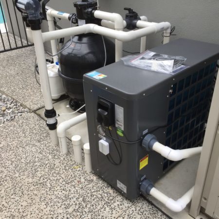 Eco Solar Pool Heating - Heat Pump Installation