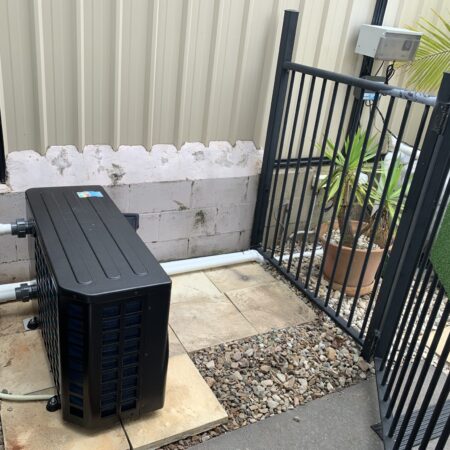 Eco Solar Pool Heating - Fluidra Eco iHP 120 heat pump install @ Redland Bay
